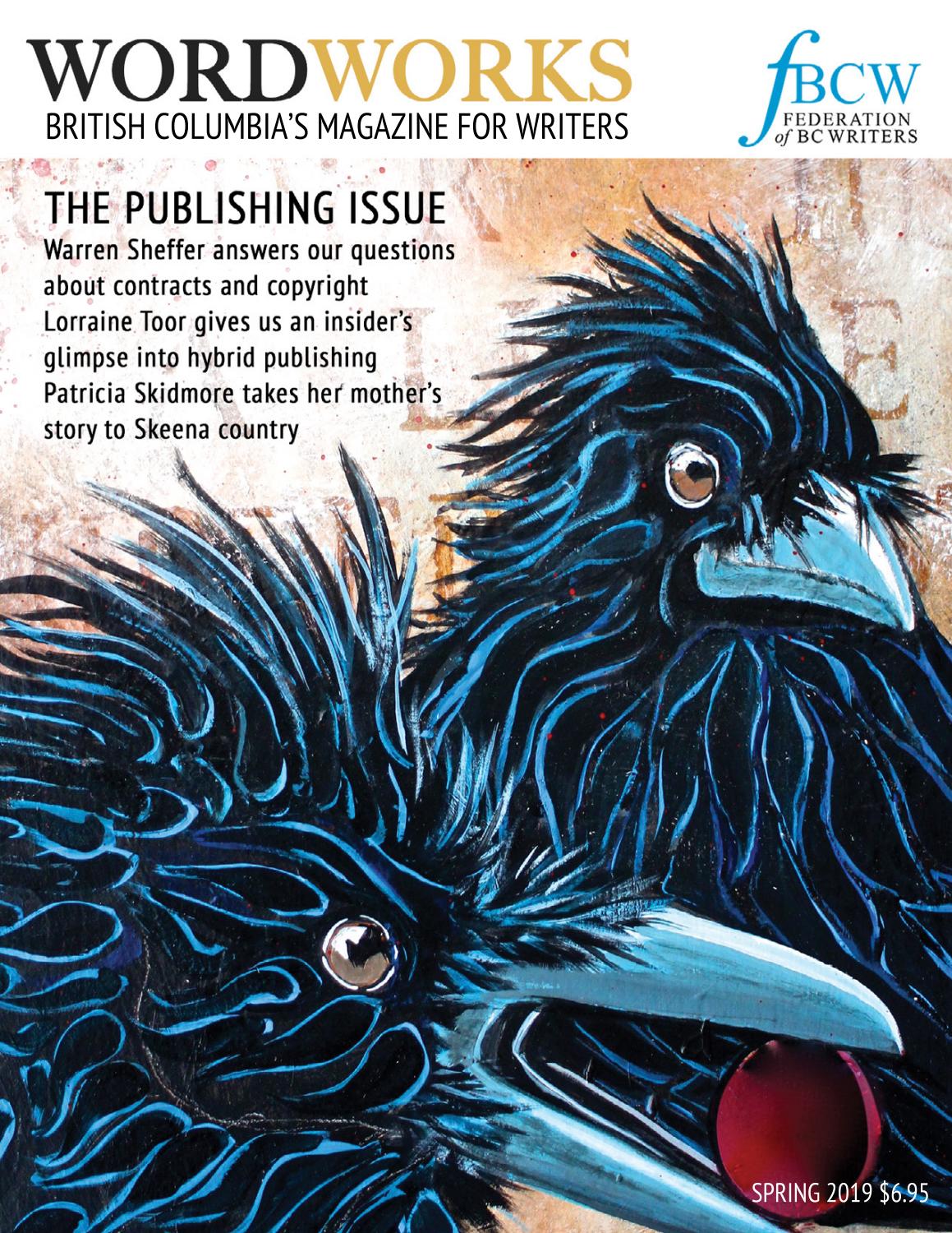 Magazine cover of an artistic variation of two birds